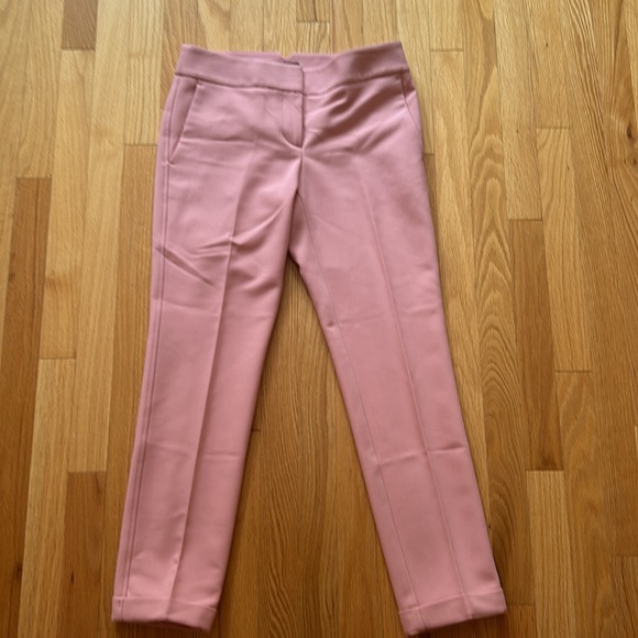 LOFT pink Marisa pant- gently worn size 0 - Picture 3 of 5